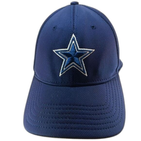 NFL Cowboy Fitted Ball Cap/ Hat Embroidered Texas Star Front. Blue OS........... - Picture 1 of 9
